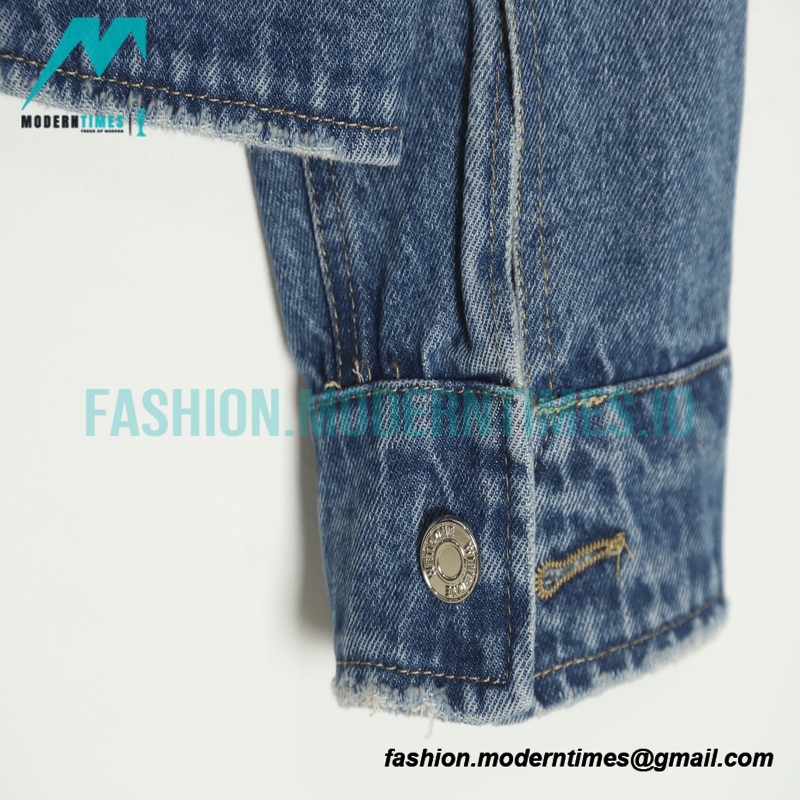 We11 Done - 22FW Hand-airbrushed Denim Coat