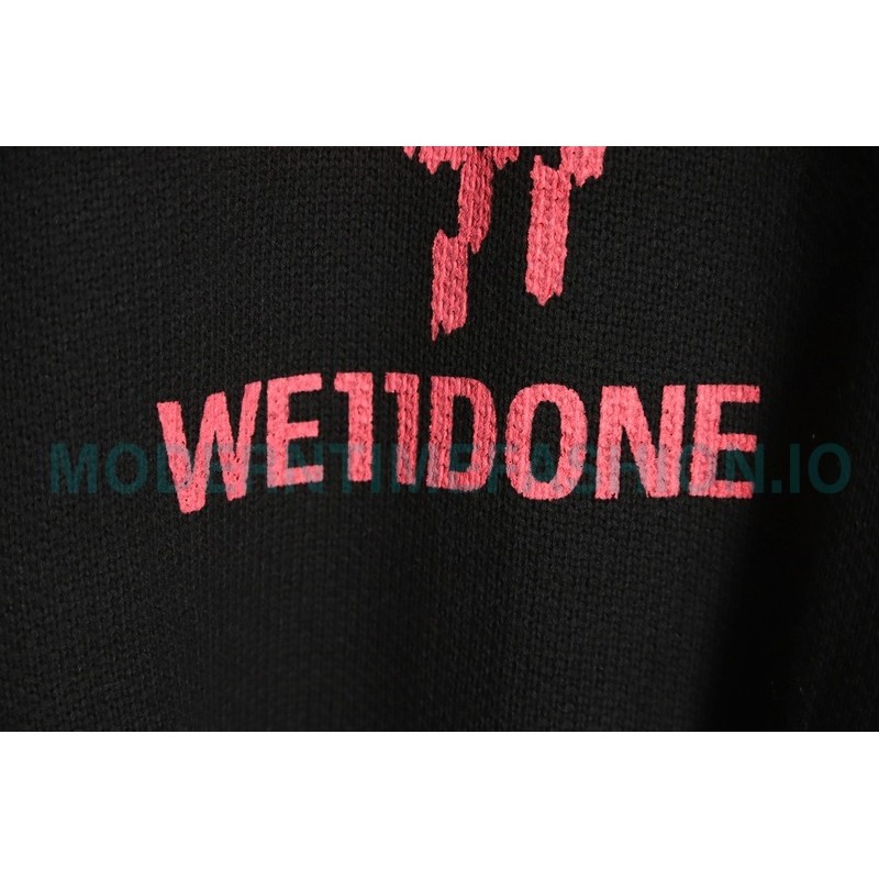 We11 Done - Love Print Knit Sweater