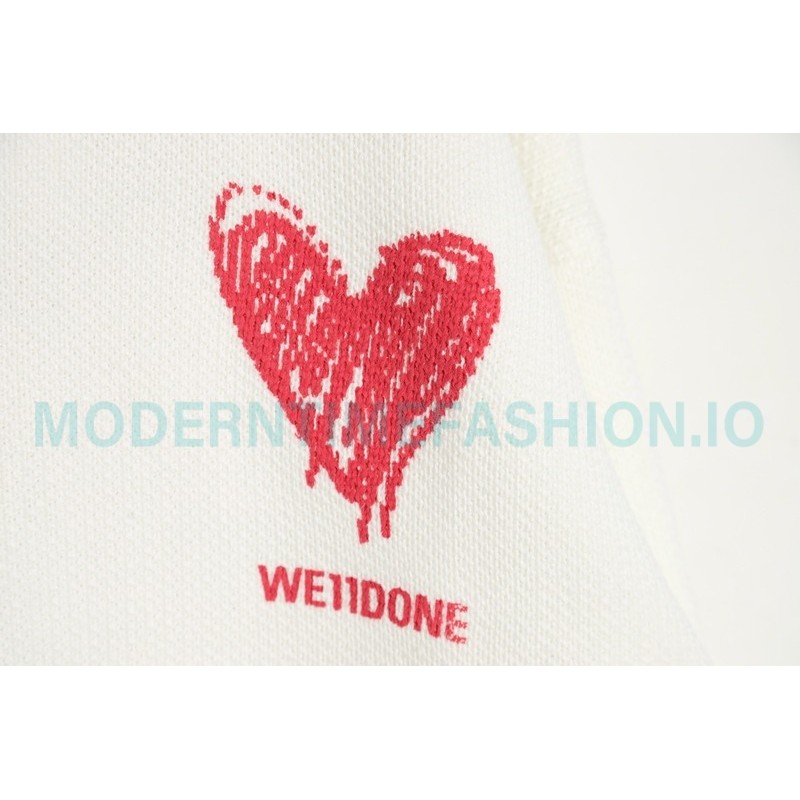 We11 Done - Love Print Knit Sweater