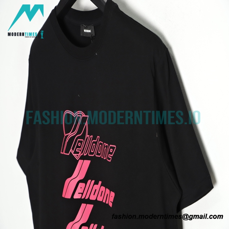 We11 Done - Bullet Screen Print Short-sleeved T-shirt