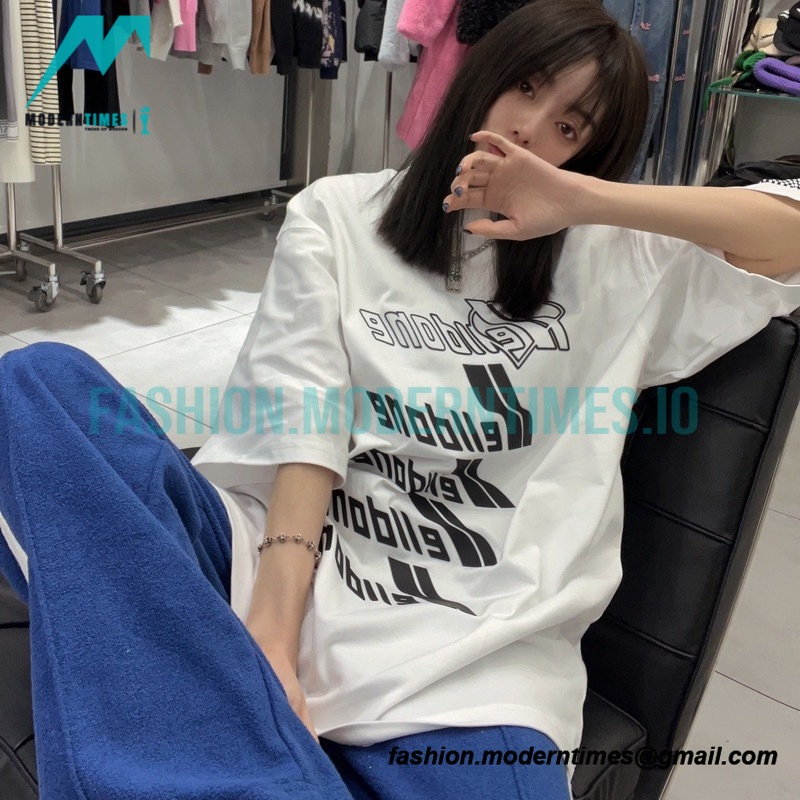 We11 Done - Bullet Screen Print Short-sleeved T-shirt