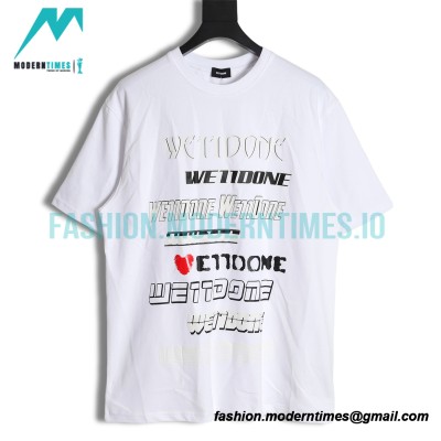 We11 Done - 23SS Love Bullet Screen Short-sleeved T-shirt