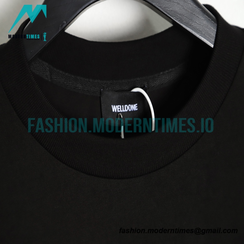 We11 Done - 23SS Embroidered Small Label Short-sleeved T-shirt