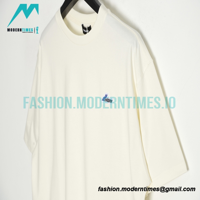 We11 Done - 23SS Embroidered Small Label Short-sleeved T-shirt