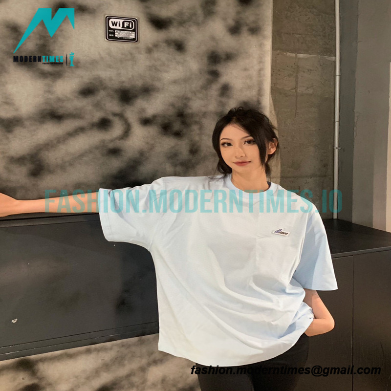 We11 Done - 23SS Embroidered Small Label Short-sleeved T-shirt