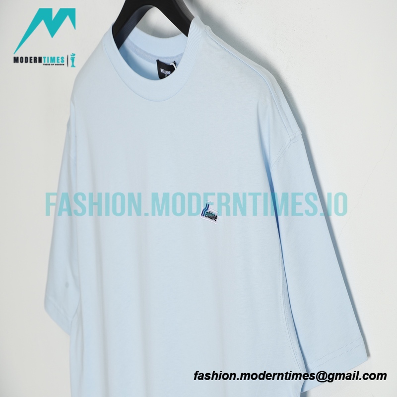 We11 Done - 23SS Embroidered Small Label Short-sleeved T-shirt