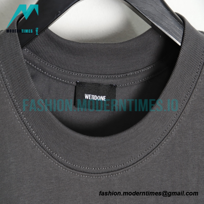 We11 Done - Signature Letter-printed Short-sleeved T-shirt