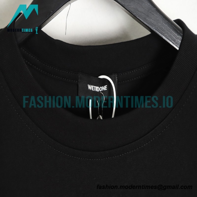 We11 Done - 23ss Bullet Acreen letter Short-sleeved T-shirt