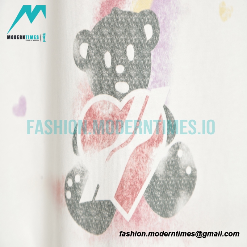 We11 Done - 23SS Rainbow Bear Short-Sleeved T-shirt