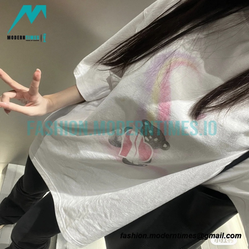 We11 Done - 23SS Rainbow Bear Short-Sleeved T-shirt