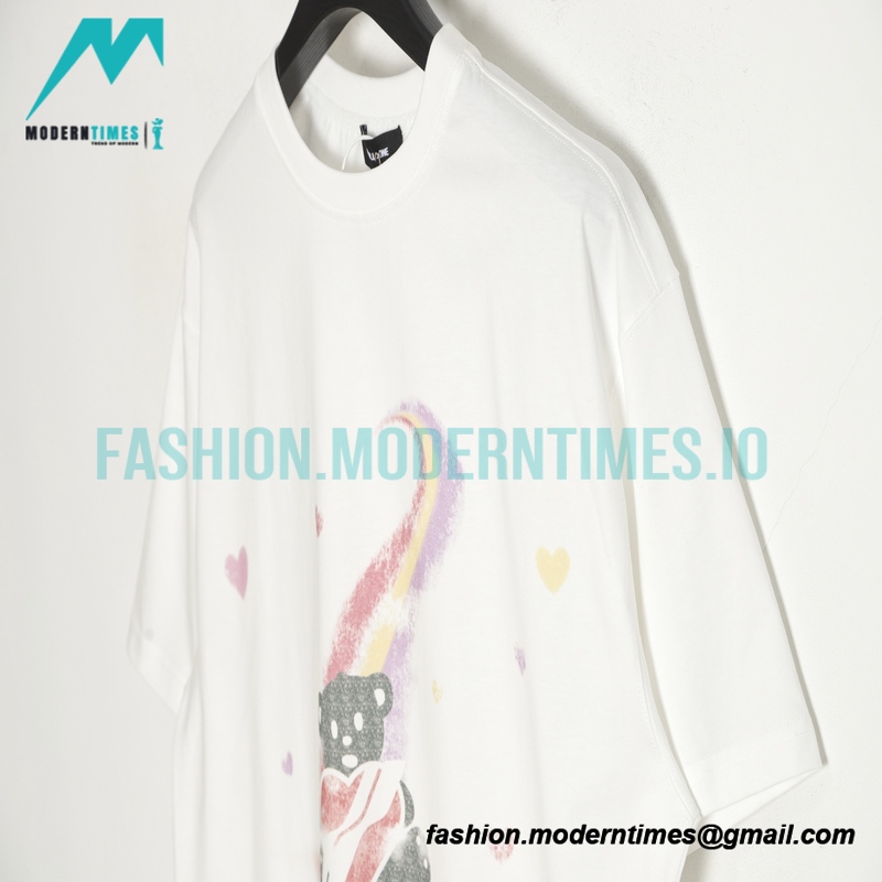We11 Done - 23SS Rainbow Bear Short-Sleeved T-shirt