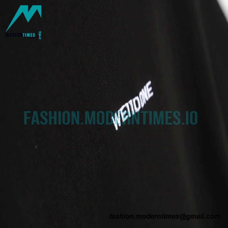 We11 Done - Small Letter-embroidered Short-sleeved T-shirt