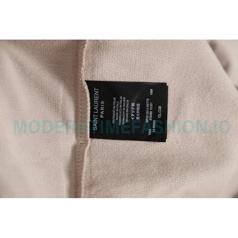 Saint Laurent Paris - Basic Letter Embroidered Logo Hoodie