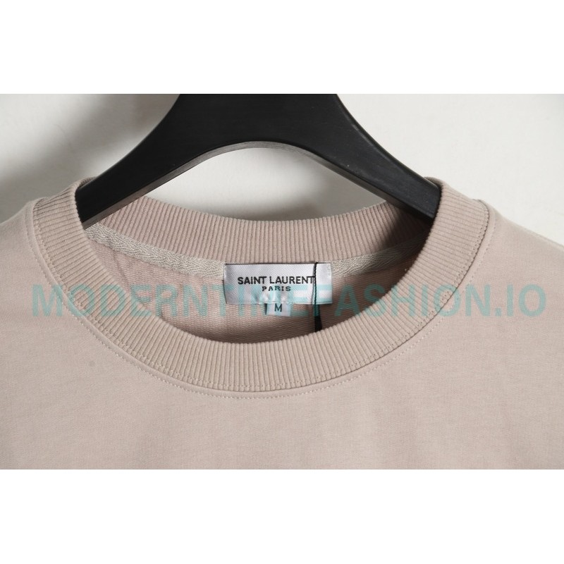 Saint Laurent Paris - Basic Letter Embroidered Logo Hoodie