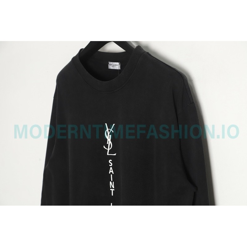 Saint Laurent - 23SS Wash Water Fluorescent Long Sleeve T-shirt