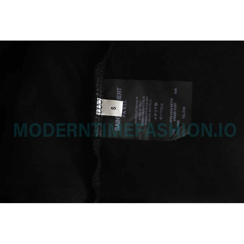 Saint Laurent - 23SS Wash Water Fluorescent Long Sleeve T-shirt