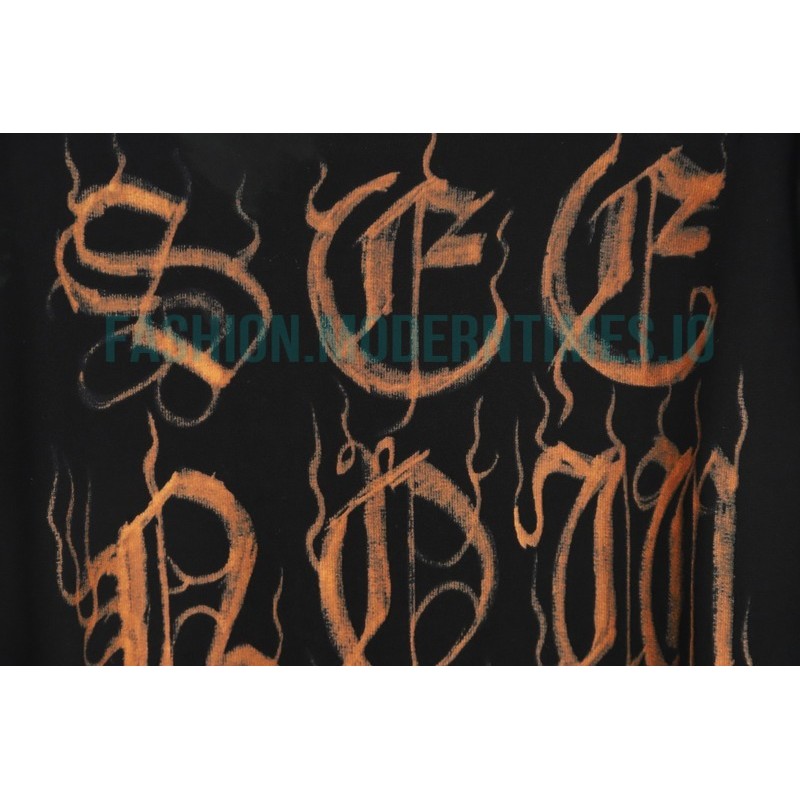 Balenciaga - 23FW Mud Dyed Sanskrit Base Long Sleeve T-shirt