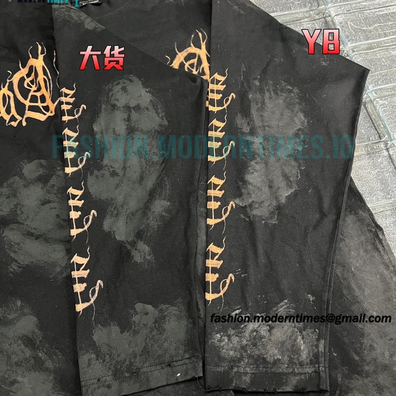Balenciaga - 23FW Mud Dyed Sanskrit Base Long Sleeve T-shirt
