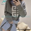 Givenchy - 23ss Latest Sweater Collection Flocked Logo crewneck sweater