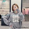 Givenchy - 23ss Latest Sweater Collection Flocked Logo crewneck sweater
