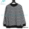 Fendi - 23FW Full Print Double F Print Round Neck Hoodie