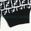 Fendi - 23FW Full Print Double F Print Round Neck Hoodie