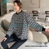 Fendi - 23FW Full Print Double F Print Round Neck Hoodie