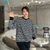 Fendi - 23FW Full Print Double F Print Round Neck Hoodie