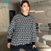 Fendi - 23FW Full Print Double F Print Round Neck Hoodie