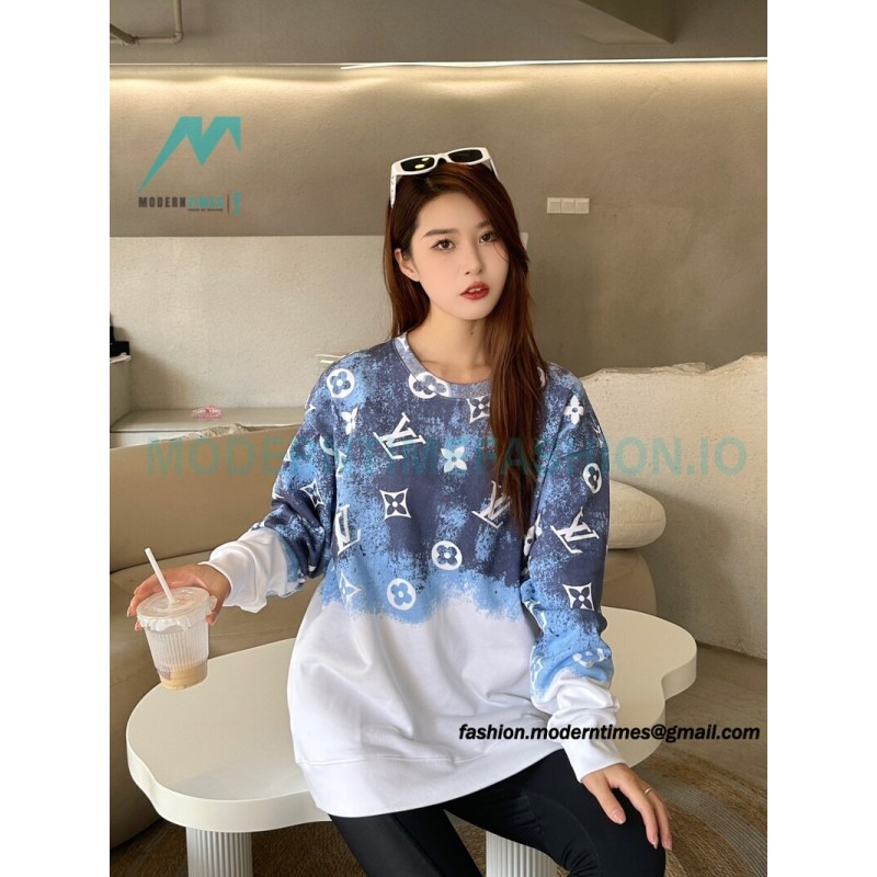 Louis Vuitton - 23FW Star Presbyterian Gradient Crewneck Hoodie