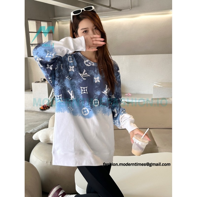 Louis Vuitton - 23FW Star Presbyterian Gradient Crewneck Hoodie