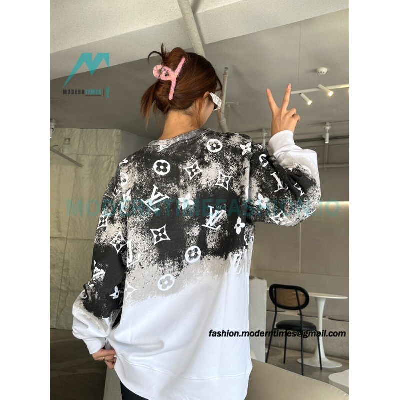 Louis Vuitton - 23FW Star Presbyterian Gradient Crewneck Hoodie