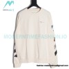 Off White - Monet Oil Painting Printed Crew-neck Hoodie