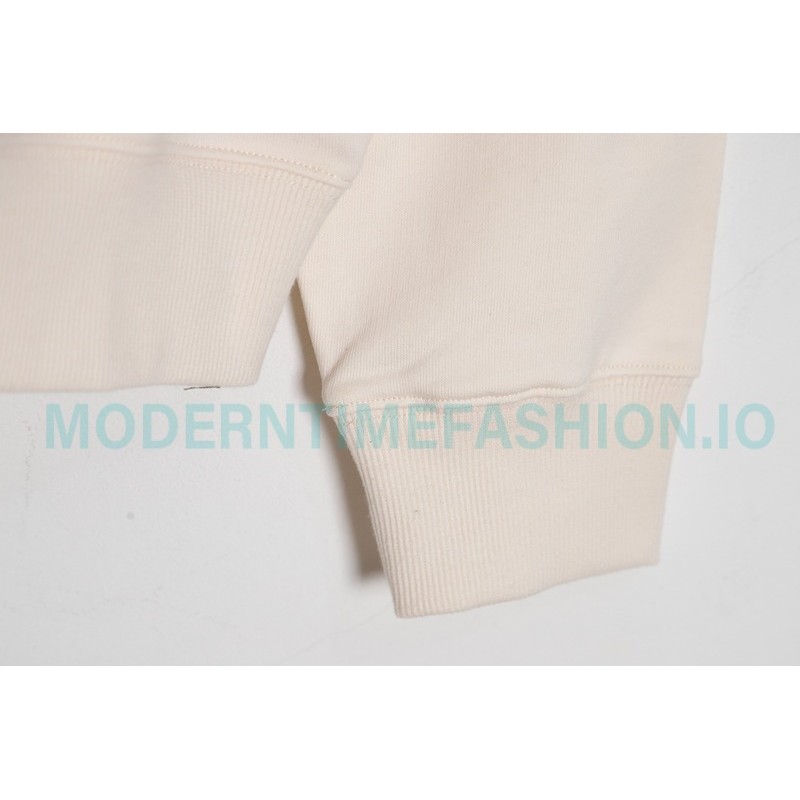 Off White - Monet Oil Painting Printed Crew-neck Hoodie