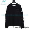 Off White - Monet Oil Painting Printed Crew-neck Hoodie
