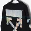 Off White - Monet Oil Painting Printed Crew-neck Hoodie