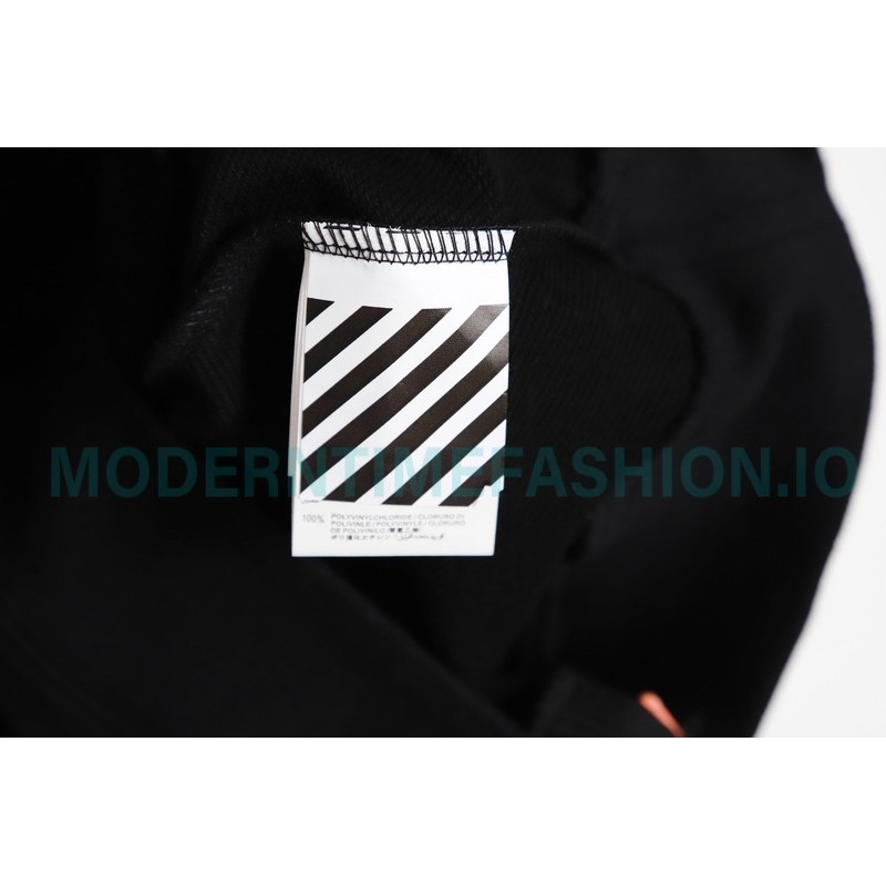Off White - Monet Oil Painting Printed Crew-neck Hoodie