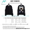 Off White - Monet Oil Painting Printed Crew-neck Hoodie