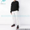 Off White - Monet Oil Painting Printed Crew-neck Hoodie