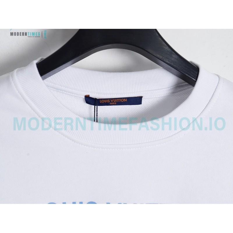 Louis Vuitton - 23Fw Splash Ink Full Star Gradient Logo Printed Round Neck Hoodie
