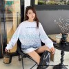 Louis Vuitton - 23Fw Splash Ink Full Star Gradient Logo Printed Round Neck Hoodie