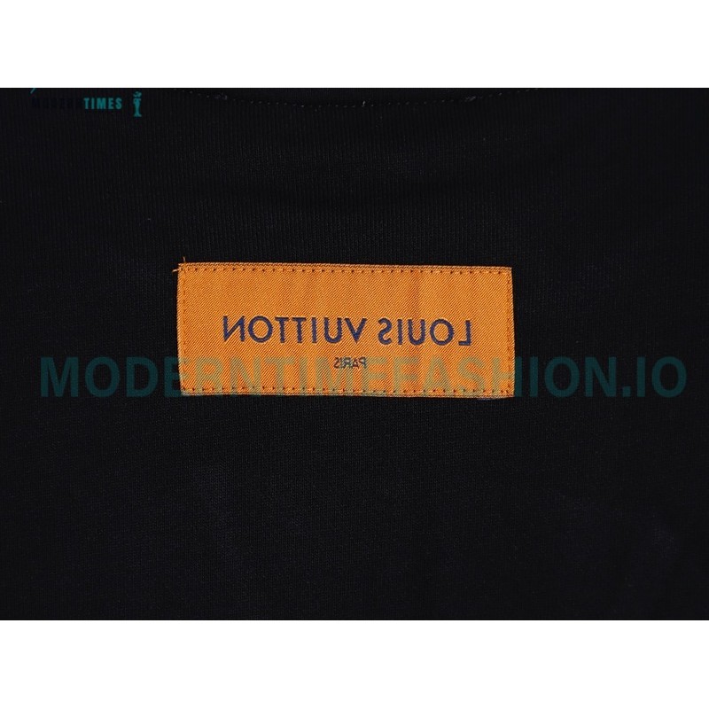 Louis Vuitton - 23Fw Splash Ink Full Star Gradient Logo Printed Round Neck Hoodie