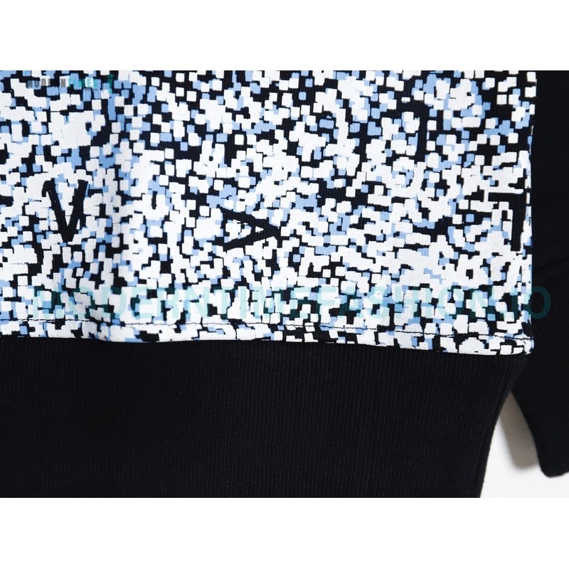 Louis Vuitton - 23Fw Splash Ink Full Star Gradient Logo Printed Round Neck Hoodie